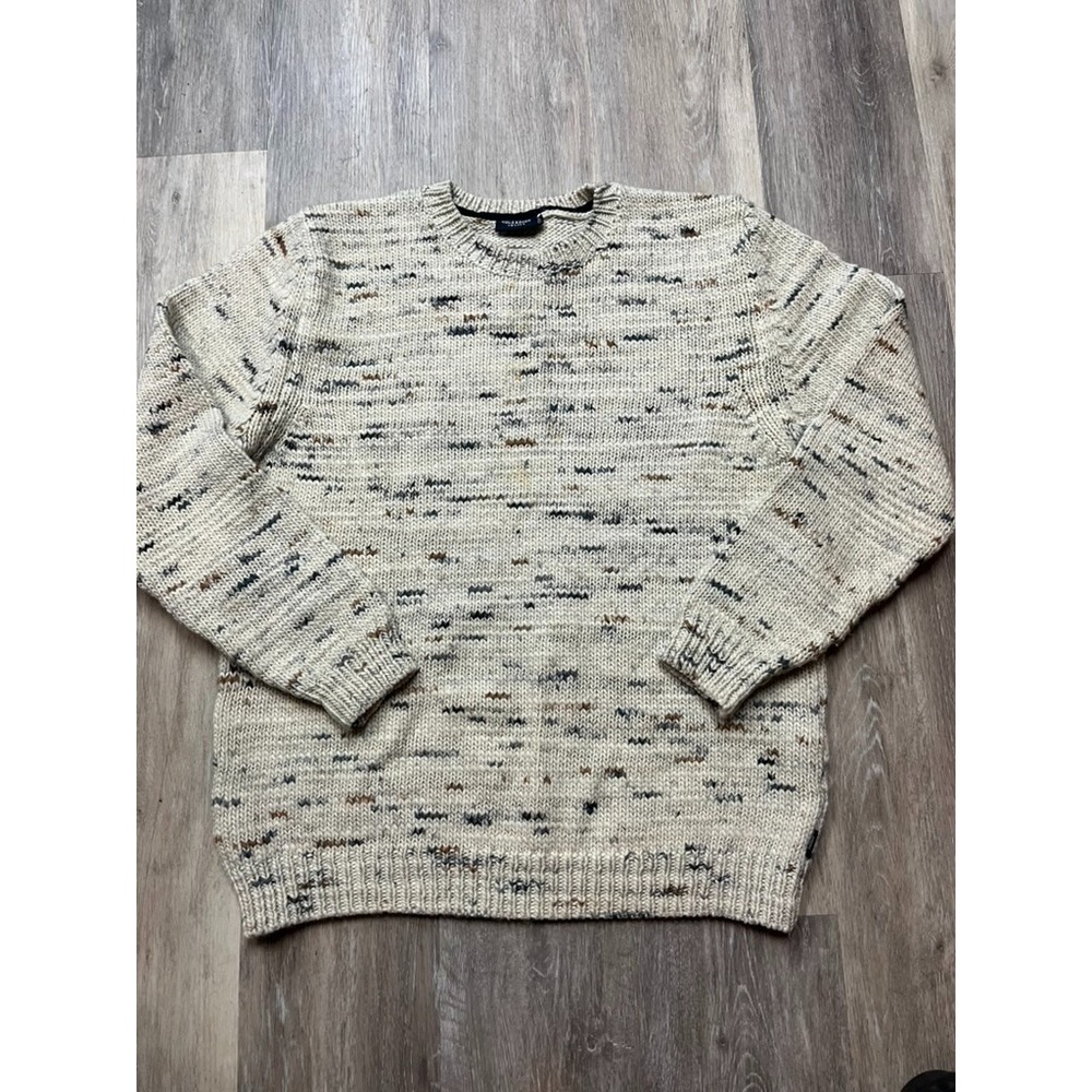 Holebrook Lukas Crew Sweden Swedish Hand Knit Wool Sweater XL